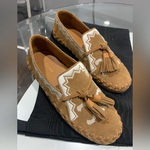 Celine Marlou Flat Suede